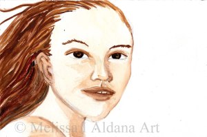 Jenifer watercolor portrait